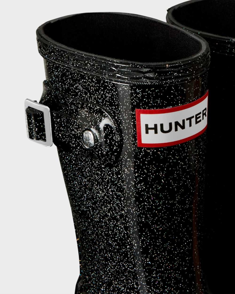 Hunter Original Little Starcloud Wellington Kısa Yağmur Çizmesi Çocuk Siyah | 615702-SCP